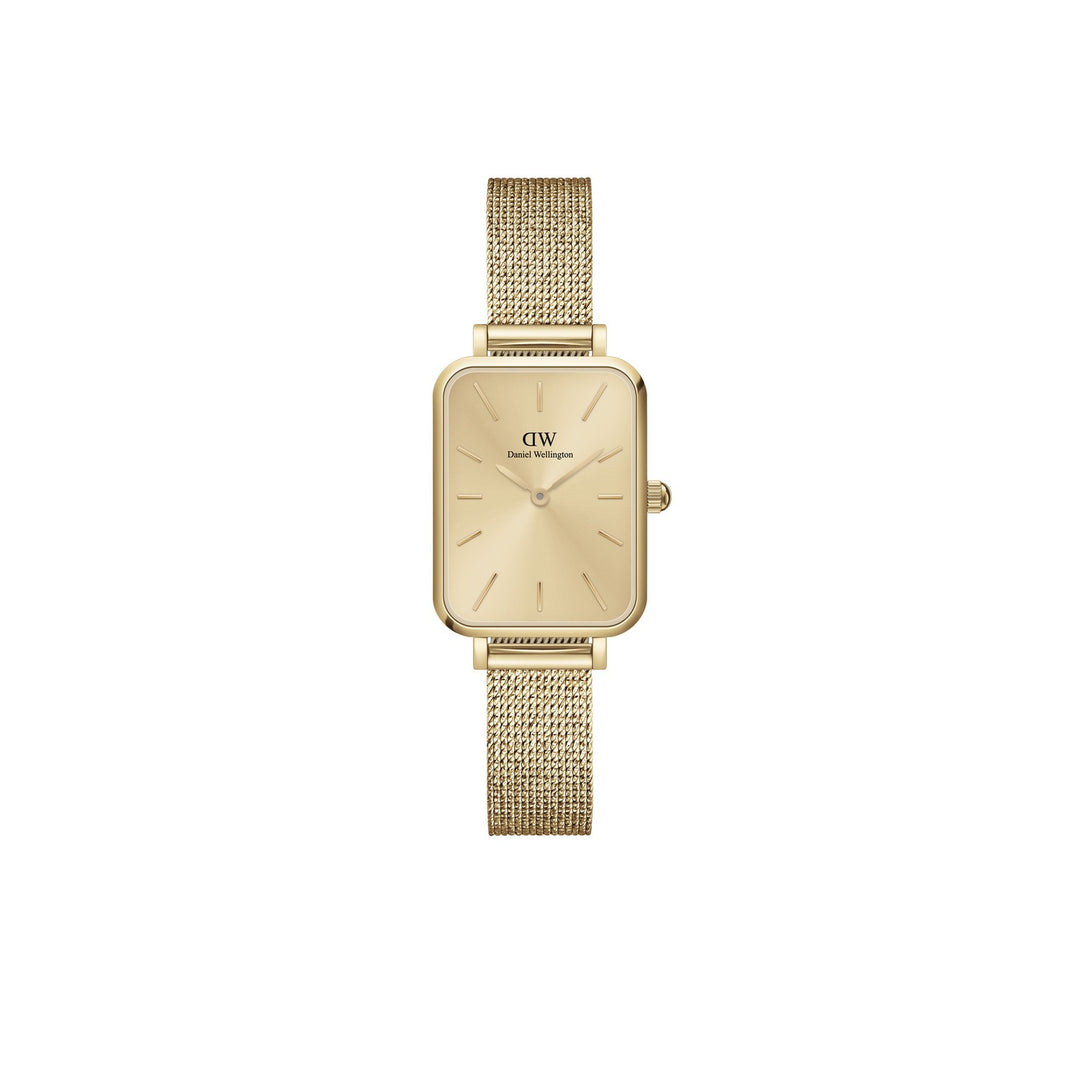 Daniel Wellington Quadro Pressed Unitone 20x26mm Gold Gold Watch DW00100485