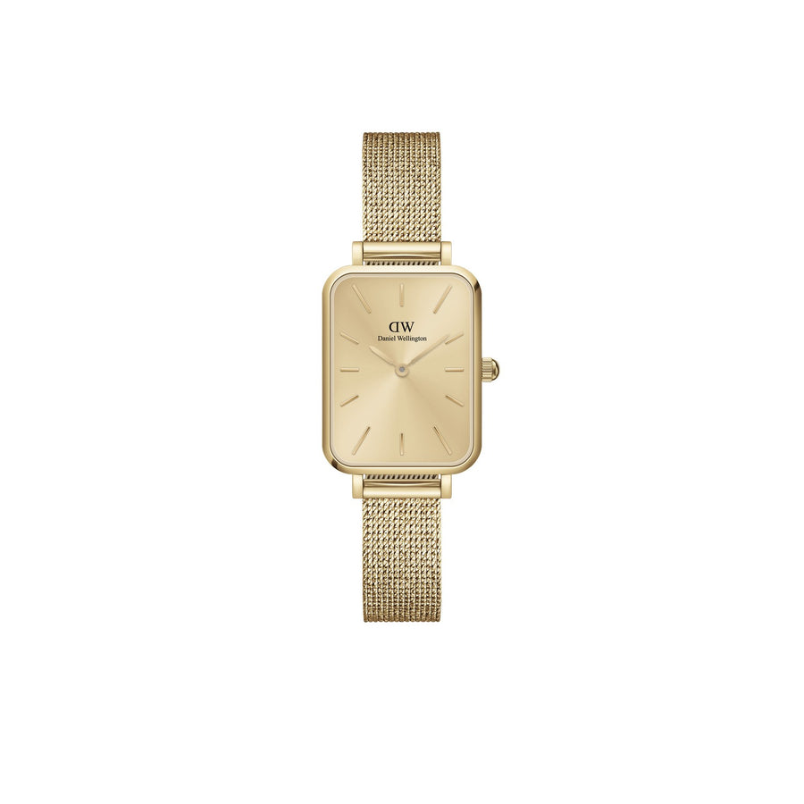 Daniel Wellington Quadro Pressed Unitone 20x26mm Gold Gold Watch DW00100485