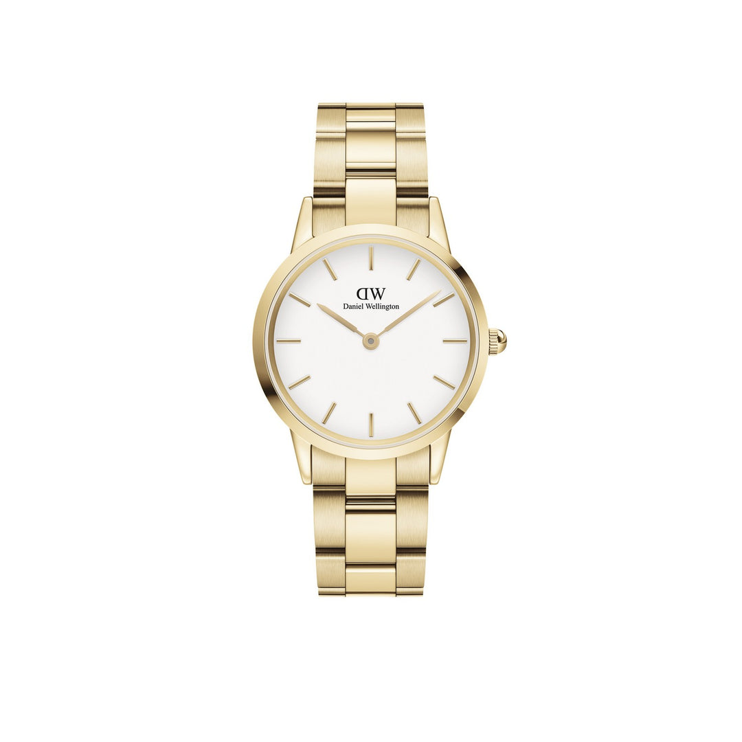 Daniel Wellington Iconic Link 28mm White Gold Watch DW00100565