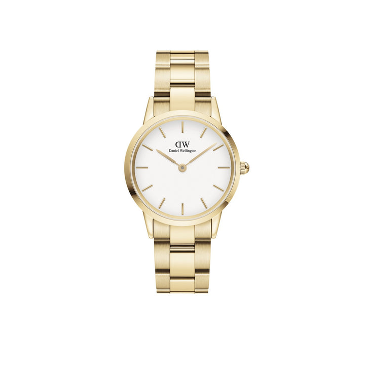 Daniel Wellington Iconic Link 28mm White Gold Watch DW00100565