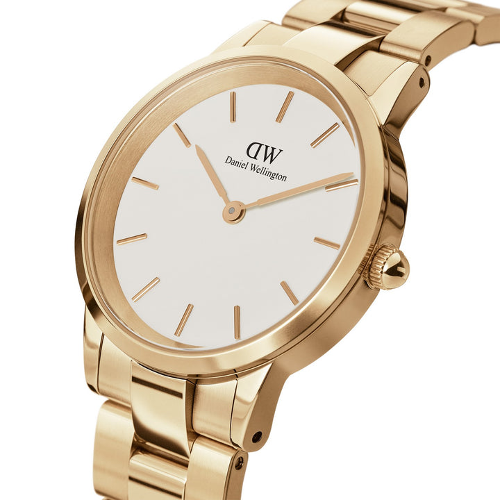Daniel Wellington Iconic Link 28mm White Gold Watch DW00100565