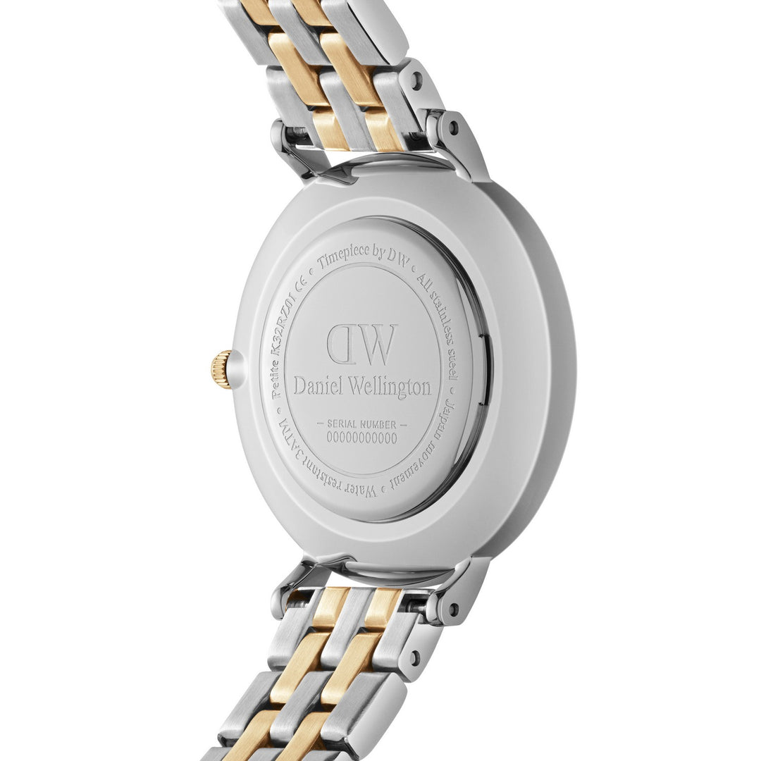 Daniel Wellington Petite Lumine Link 28mm White Two Tone Watch DW00100616