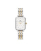 Daniel Wellington Quadro Lumine 5 Link 20x26mm White Two Tone Watch DW00100625
