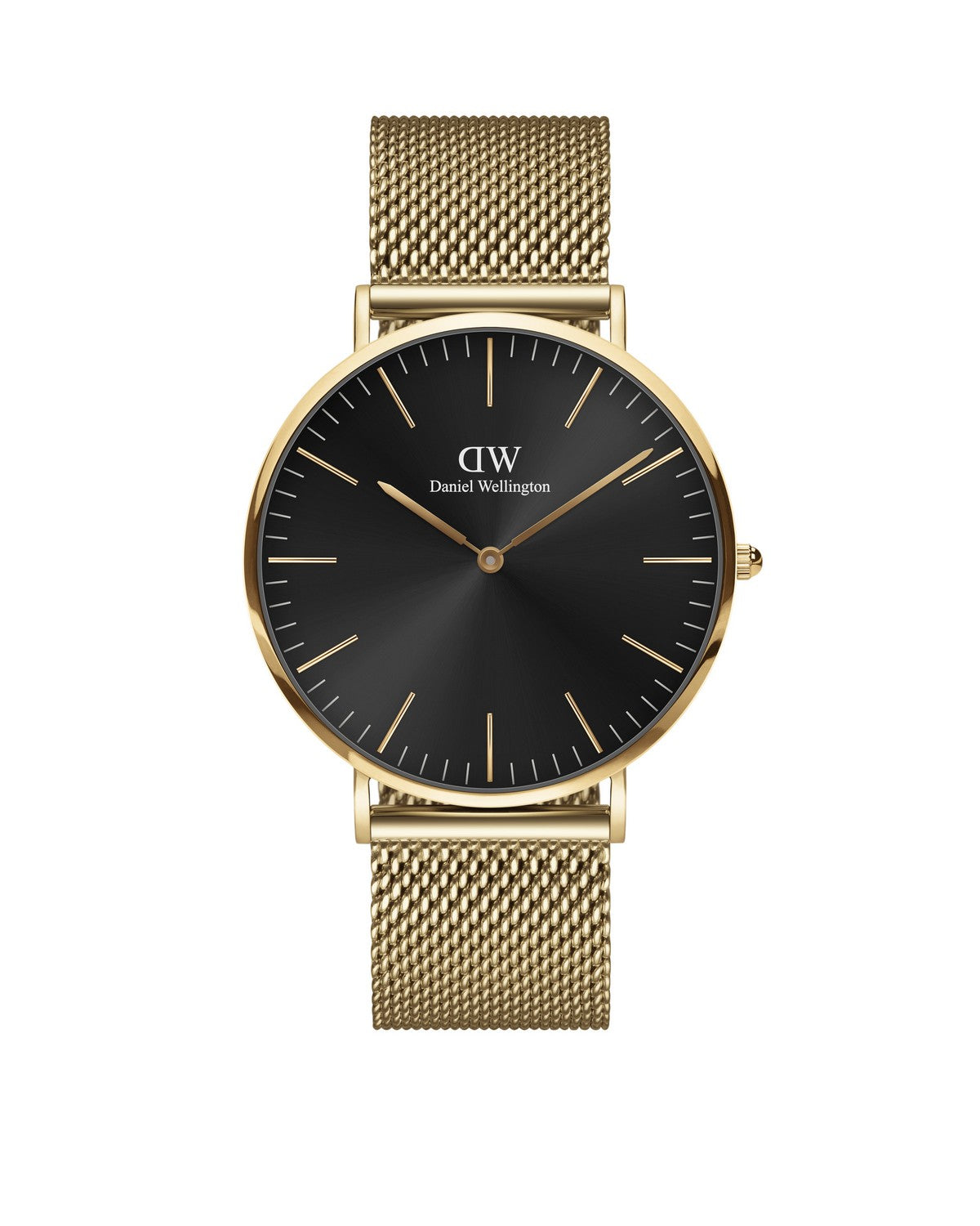 Daniel Wellington Classic Mesh Onyx 40mm Black Gold Watch DW00100631