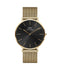 Daniel Wellington Classic Mesh Onyx 40mm Black Gold Watch DW00100631