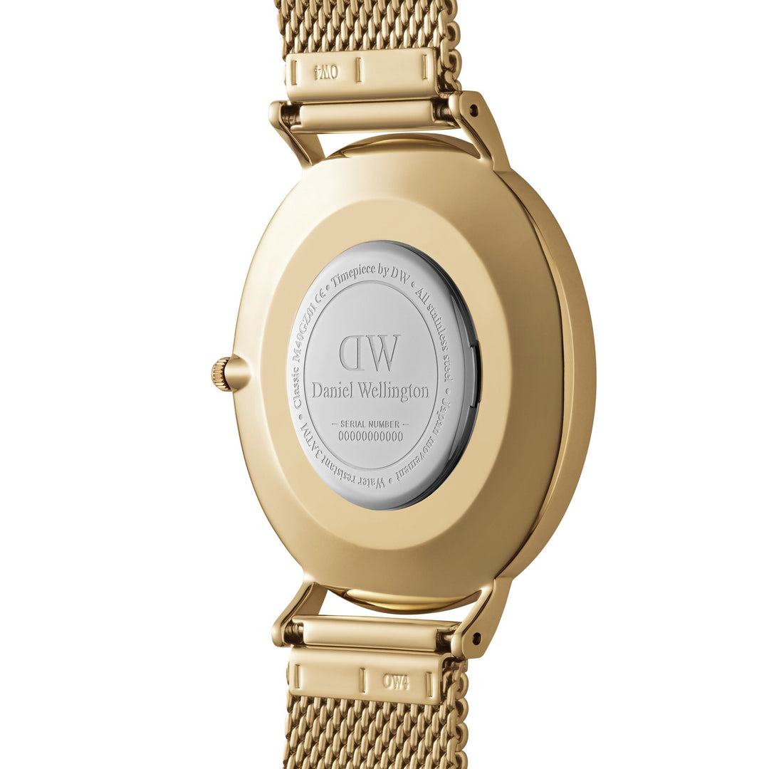Daniel Wellington Classic Mesh Onyx 40mm Black Gold Watch DW00100631