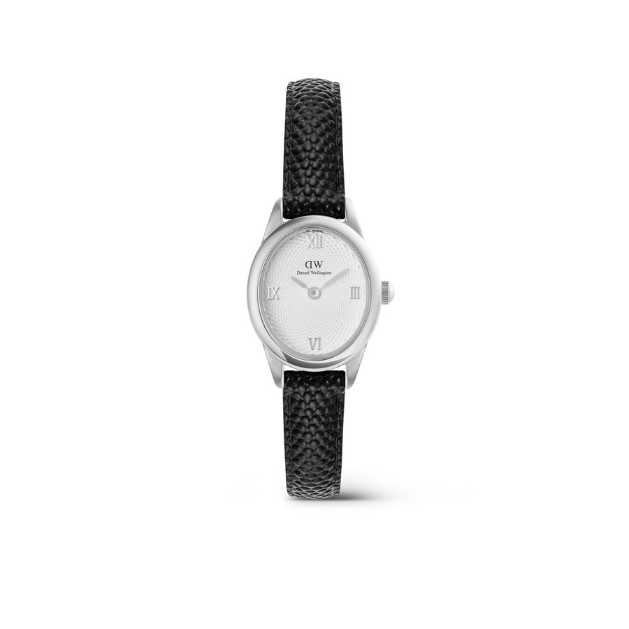 Daniel Wellington Women’s Ophelia Mini Silver Dial Leather Strap Watch DW00100887