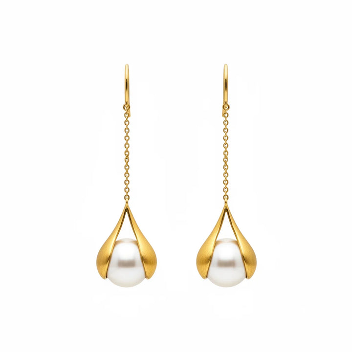 Dangle Freshwater Pearl Earrings