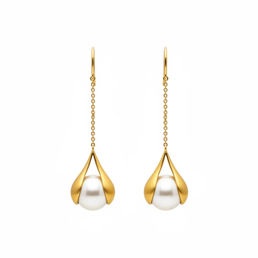 Dangle Freshwater Pearl Earrings