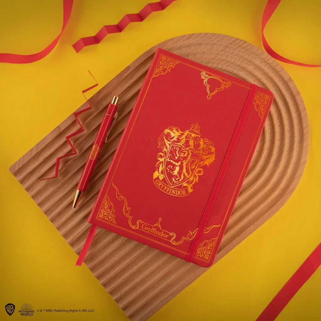 Harry Potter Deluxe Notebook Set With Pen - Gryffindor CR5601