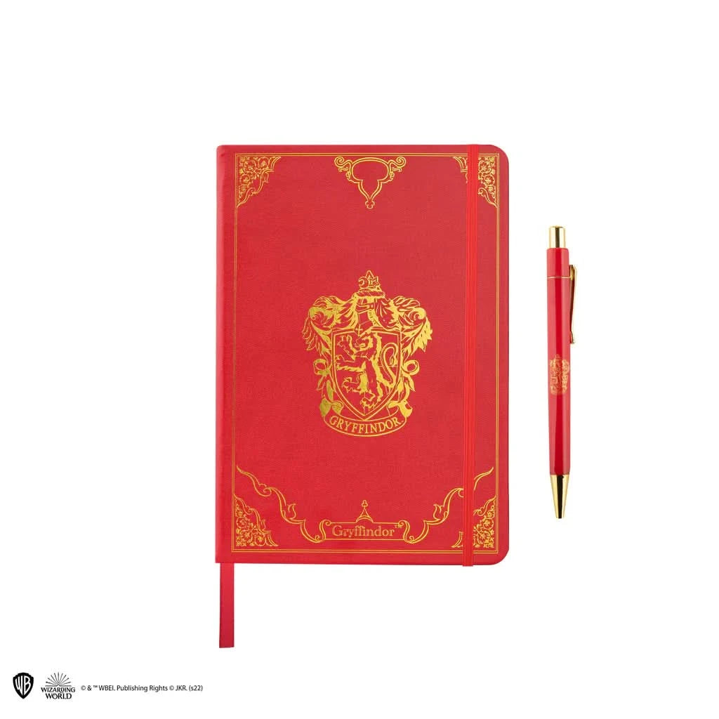 Harry Potter Deluxe Notebook Set With Pen - Gryffindor CR5601