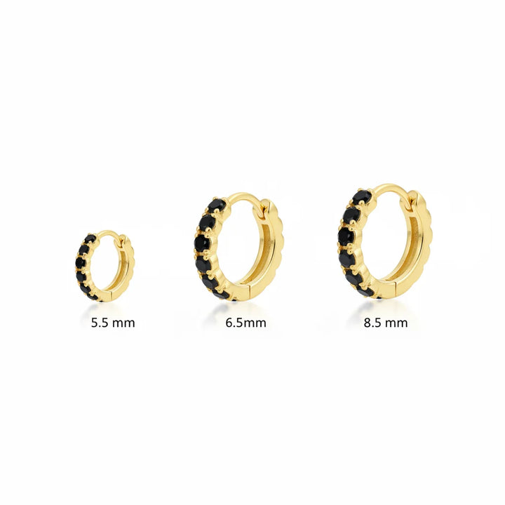 Diamond Ear Hoop Set