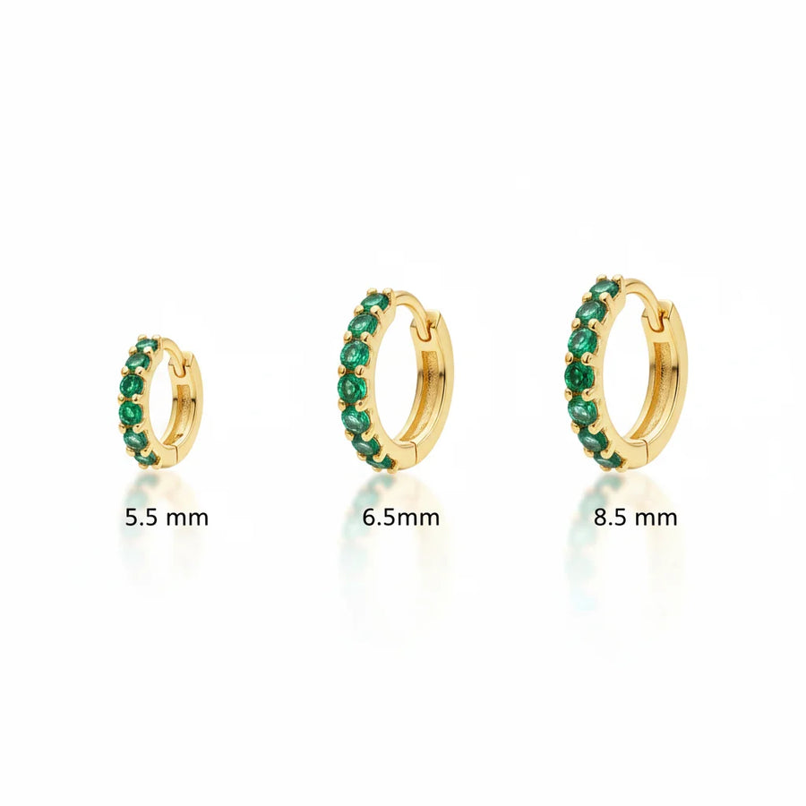 Diamond Ear Hoop Set