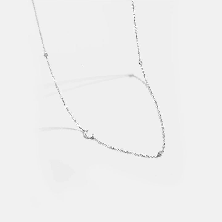 Personalized Diamond Initial Necklace