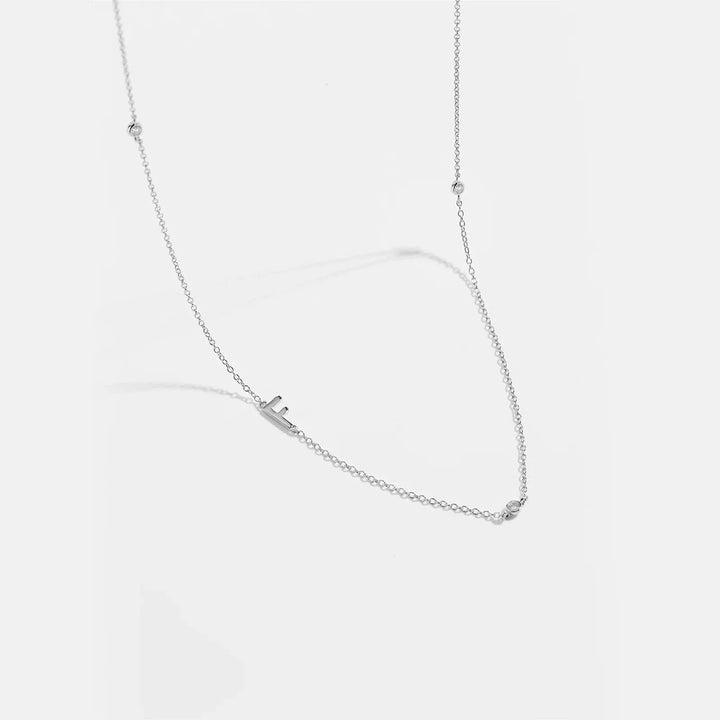 Personalized Diamond Initial Necklace