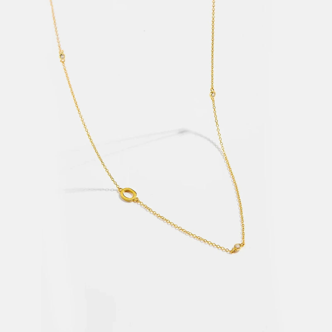 Personalized Diamond Initial Necklace