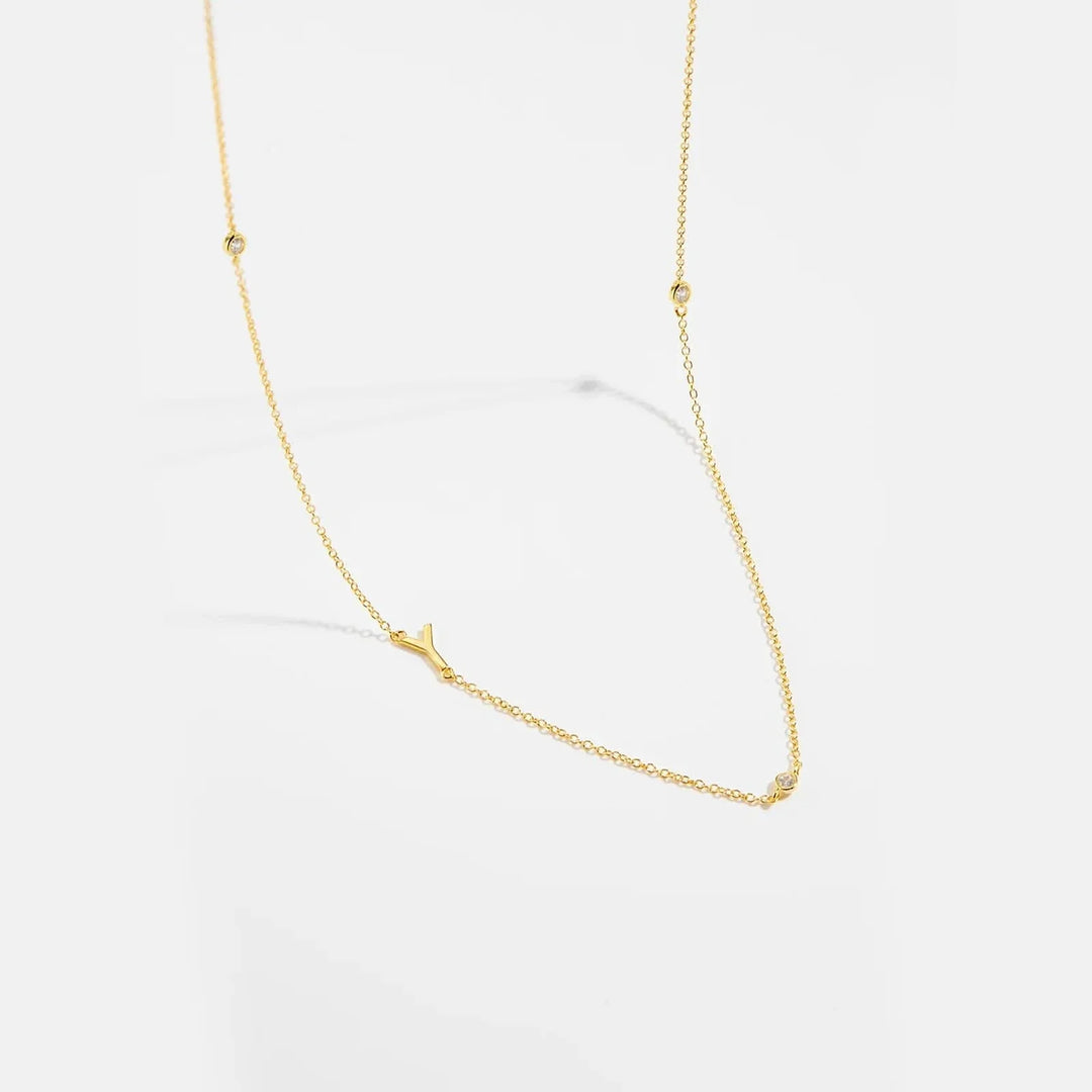 Personalized Diamond Initial Necklace