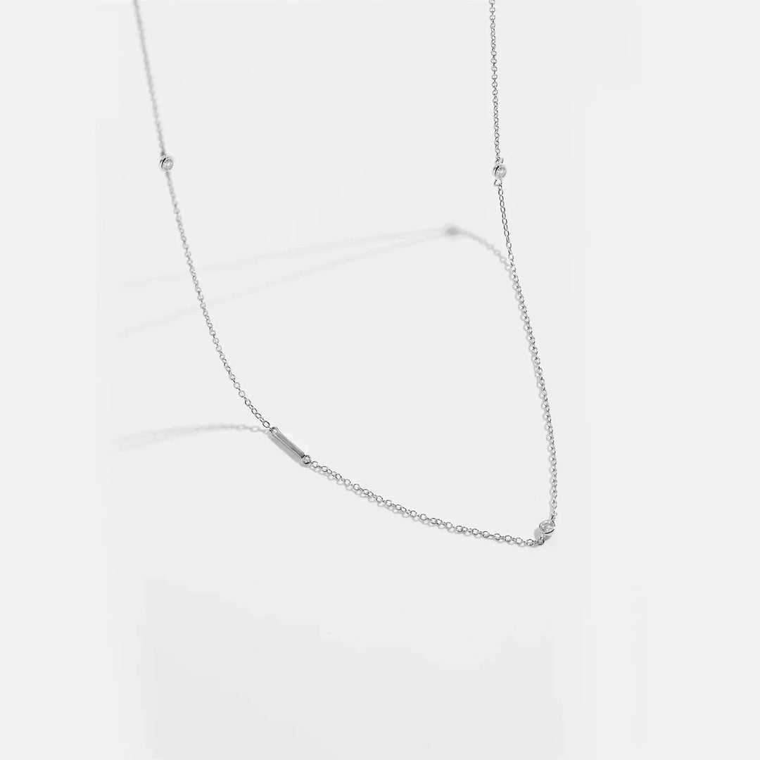 Personalized Diamond Initial Necklace