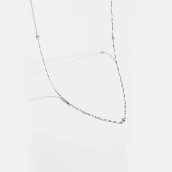 Personalized Diamond Initial Necklace