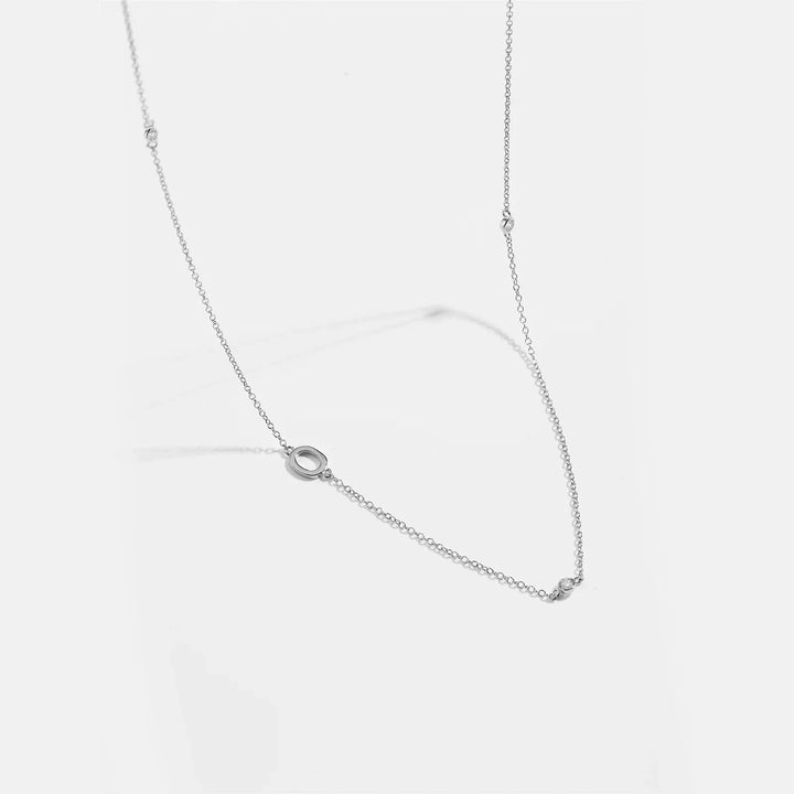 Personalized Diamond Initial Necklace