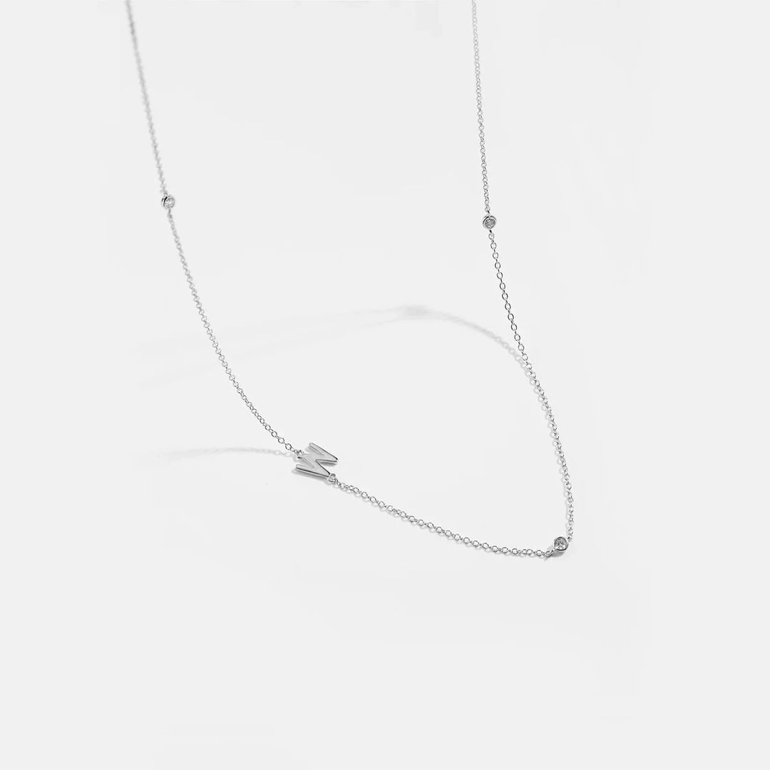 Personalized Diamond Initial Necklace