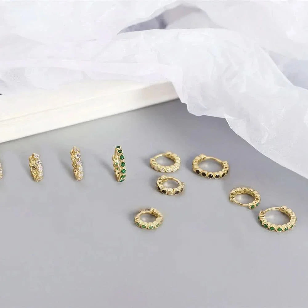 Diamond Ear Hoop Set