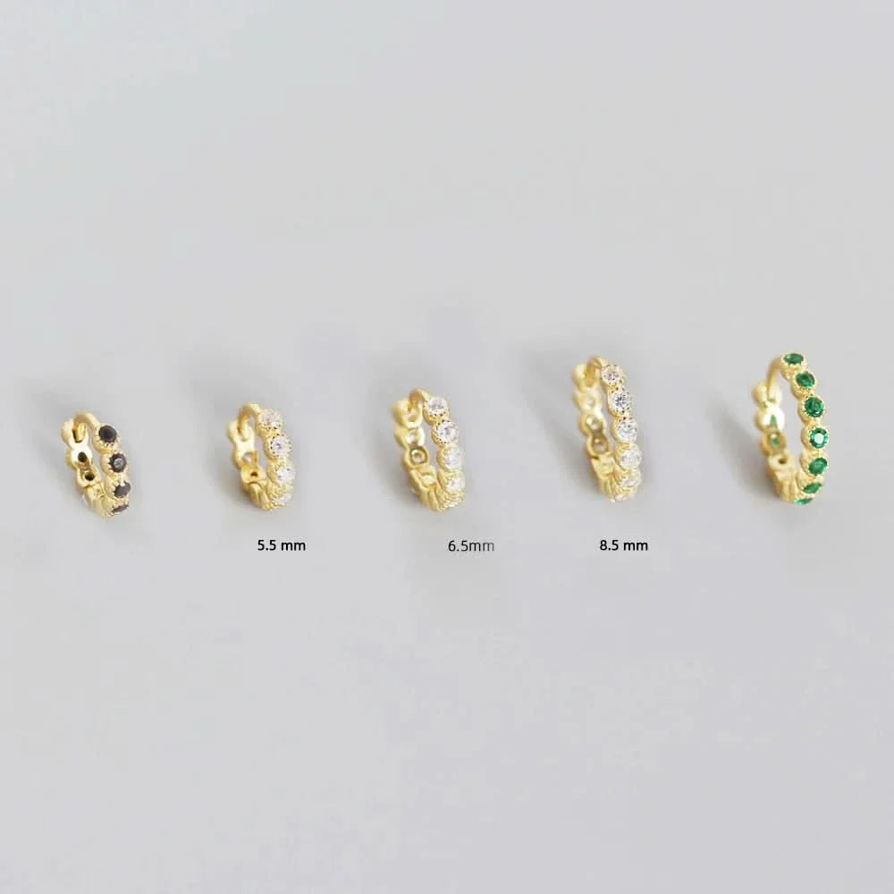 Diamond Ear Hoop Set