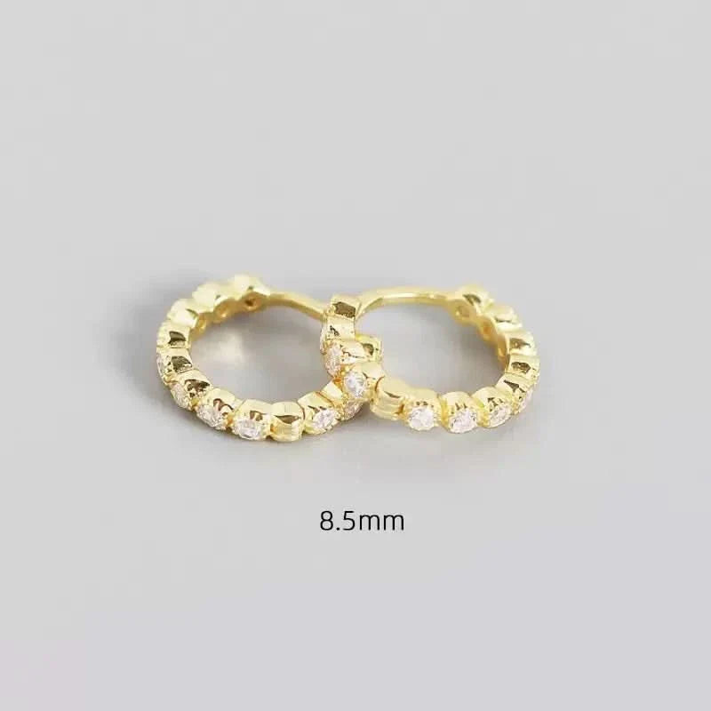 Diamond Ear Hoop Set