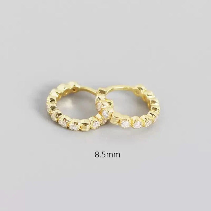 Diamond Ear Hoop Set