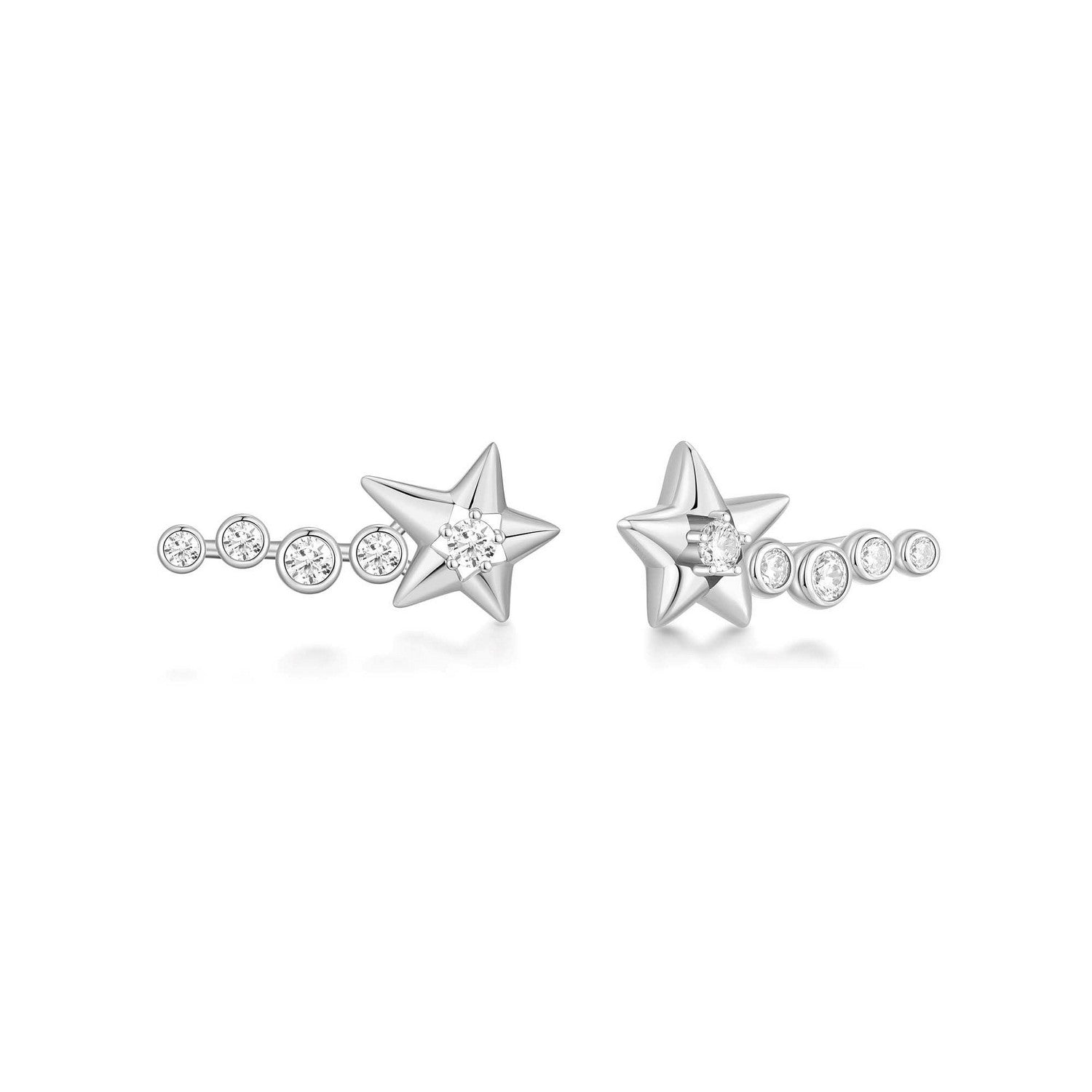 Silver Sparkling Meteor Climbers E066-06H