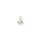 Gold Pear Barbell Single Earring E070-01G