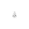 Silver Pear Barbell Single Earring E070-01H