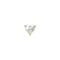 Gold Heart Barbell Single Earring E070-02G