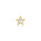 Gold Five-Point Star Barbell Single Earring E070-11G