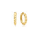 Ania Haie Gold Twisted Huggie Hoop Earrings E072-09G