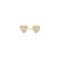 Ania Haie Gold Pavé Heart Stud Earrings E074-01G