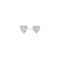 Ania Haie Silver Pavé Heart Stud Earrings E074-01H