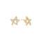 Ania Haie Gold Asymmetric Five-Point Star Stud Earrings E074-03G