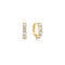 Ania Haie Gold Quintet Sparkle Huggie Hoop Earrings E075-05G
