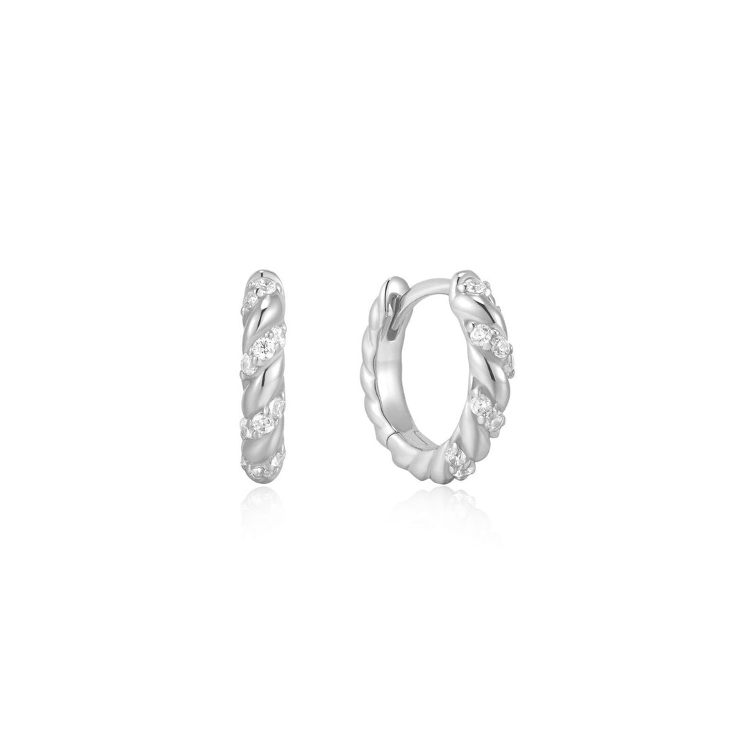 Ania Haie Silver Shell Pearl & Bezel-Set Sparkle Bracelet B075-01H
