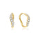Ania Haie Gold Sparkling Tide Huggie Hoop Earrings E075-13G