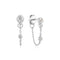 Ania Haie Silver Shell Pearl & Bezel-Set Sparkle Bracelet B075-01H