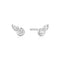 Ania Haie Wanderer Silver Bezel Round & Teardrop Stud Earrings E076-01H