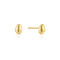 Ania Haie Wanderer Gold Organic Dome Pebble Stud Earrings E076-02G