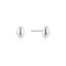 Ania Haie Wanderer Silver Organic Dome Pebble Stud Earrings E076-02H