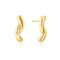 Ania Haie Swan Lake Gold Twist Stud Earrings E077-05G