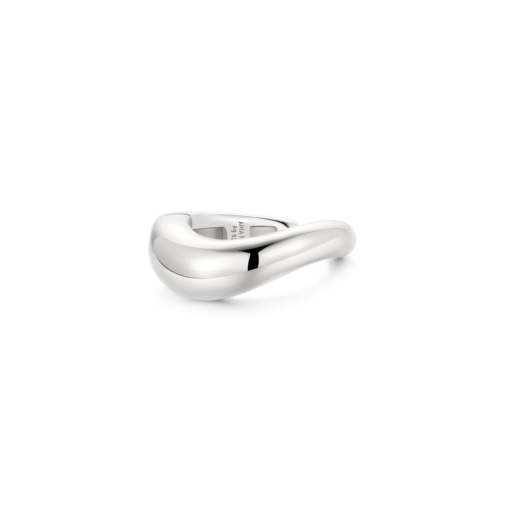Ania Haie Fairy Dust Silver Wave Ear Cuff E079-01H