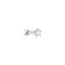 Ania Haie Fairy Dust Silver Five-Prong Sparkle Barbell Earring E079-03H
