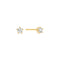 Ania Haie Fairy Dust Gold Mini Five-Prong Sparkle Stud Earrings E079-04G