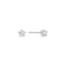 Ania Haie Fairy Dust Silver Mini Five-Prong Sparkle Stud Earrings E079-04H